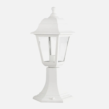 Sobremuro Exterior Albahaca 1xe27 Blanco Ip44 Policarbonato 41,5x16,5d