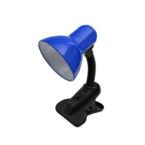 Flexo de Pinza Azul 1XE27