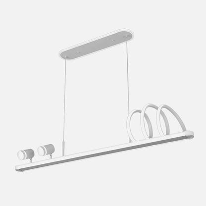 Lámpara Colgante World Blanco 167w 3000-4000-6000k 14976lm C/luz Ambiente Remoto Y Regulación de intensidad Regx115x15cm
