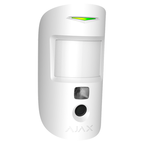 Kit Alarma Profesional Ajax HUB2+PIRCAM+Mando+Detector PIR Blanco