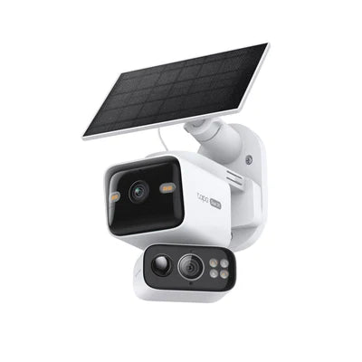 Tapo C645D KIT - Cámara Solar de Doble Lente 2K+2K 360° para Exterior