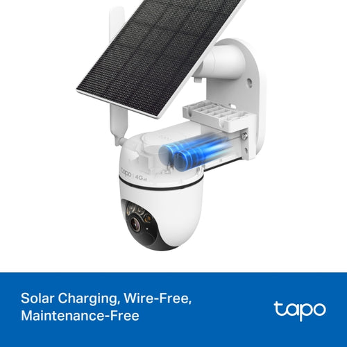 2K 3MP 360° Cámara Solar 4G LTE (sin Wi-Fi, solo 4G) | Tapo C615G Kit