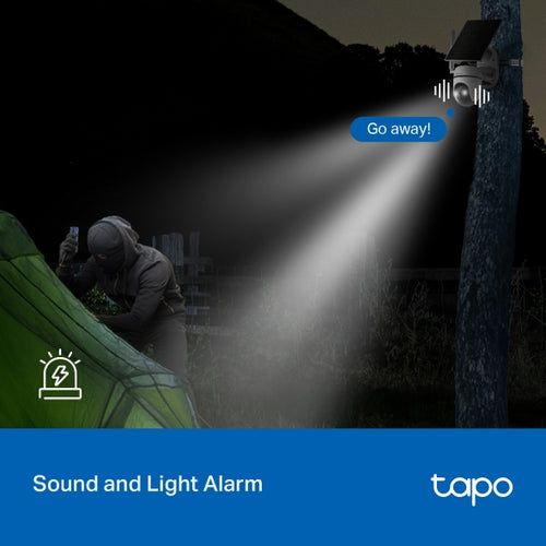 2K 3MP 360° Cámara Solar 4G LTE (sin Wi-Fi, solo 4G) | Tapo C615G Kit