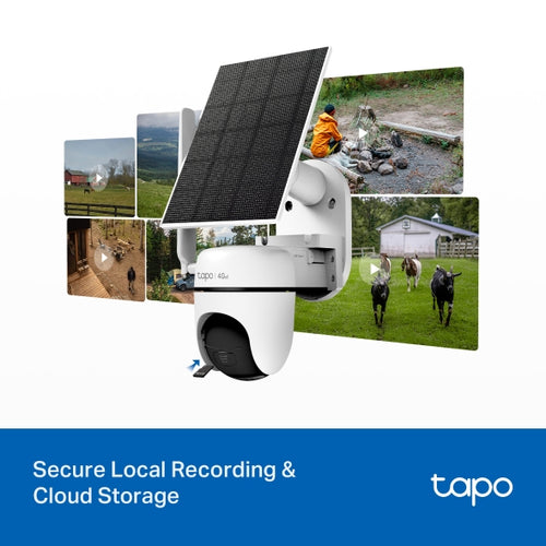 2K 3MP 360° Cámara Solar 4G LTE (sin Wi-Fi, solo 4G) | Tapo C615G Kit