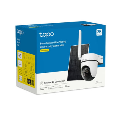 2K 3MP 360° Cámara Solar 4G LTE (sin Wi-Fi, solo 4G) | Tapo C615G Kit