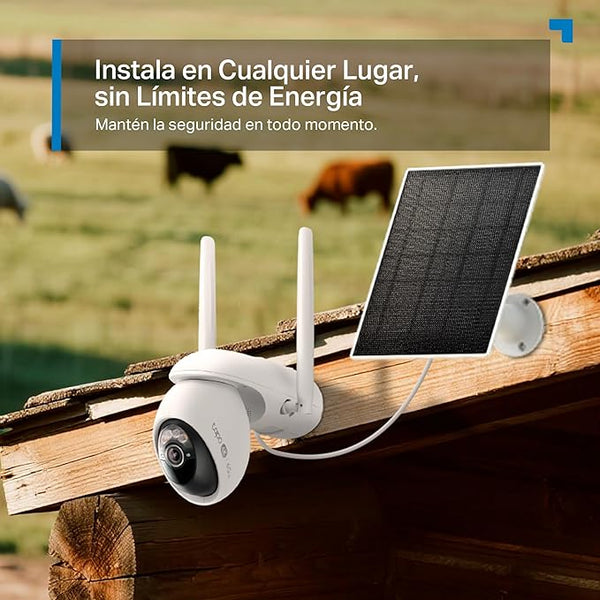 4K 8MP 360° Cámara Solar con Tarjeta SIM | Tapo C665G KIT