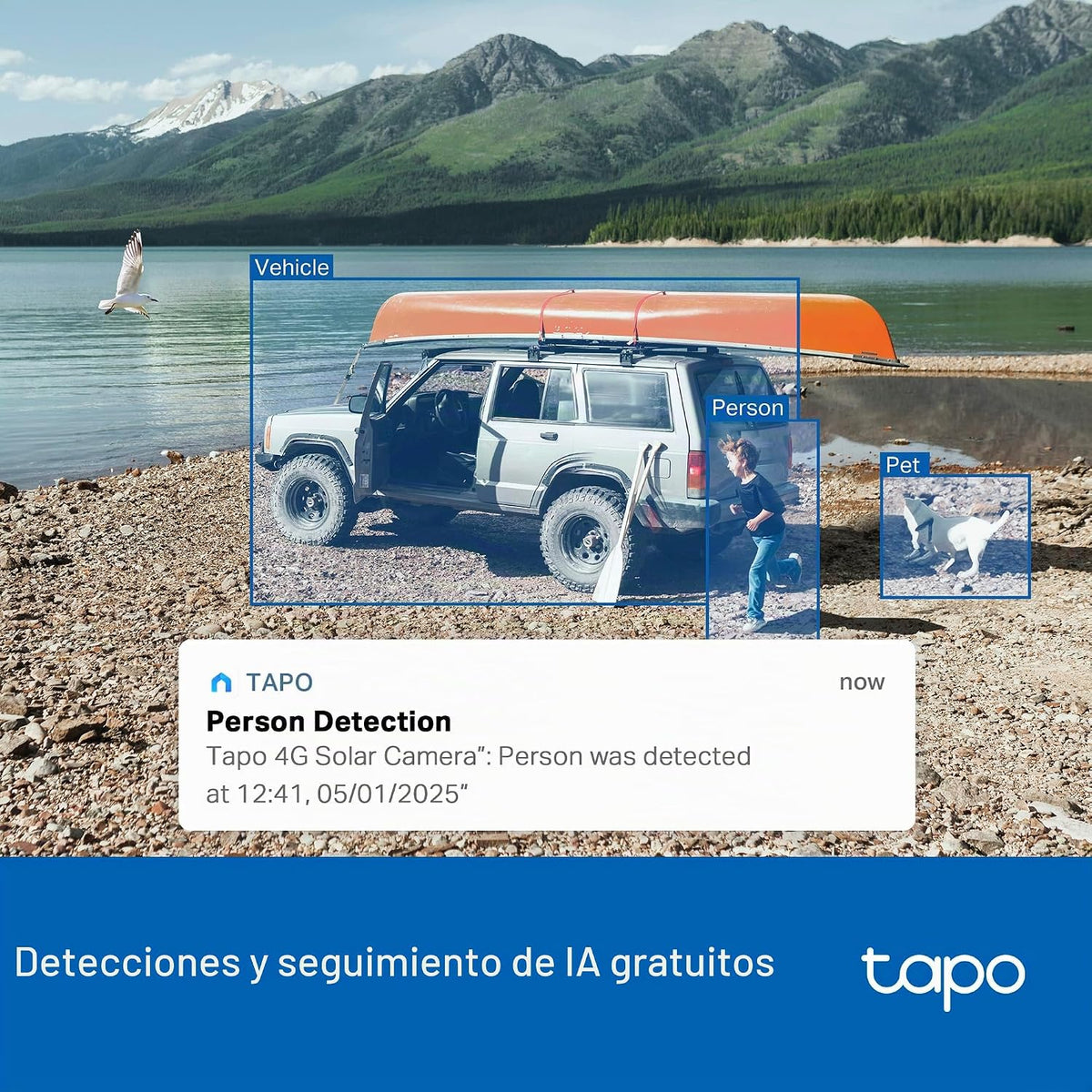 4K 8MP 360° Cámara Solar con Tarjeta SIM | Tapo C665G KIT