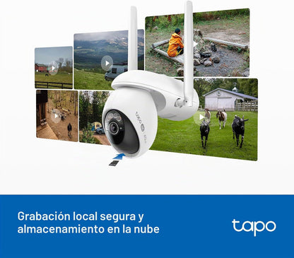 4K 8MP 360° Cámara Solar con Tarjeta SIM | Tapo C665G KIT