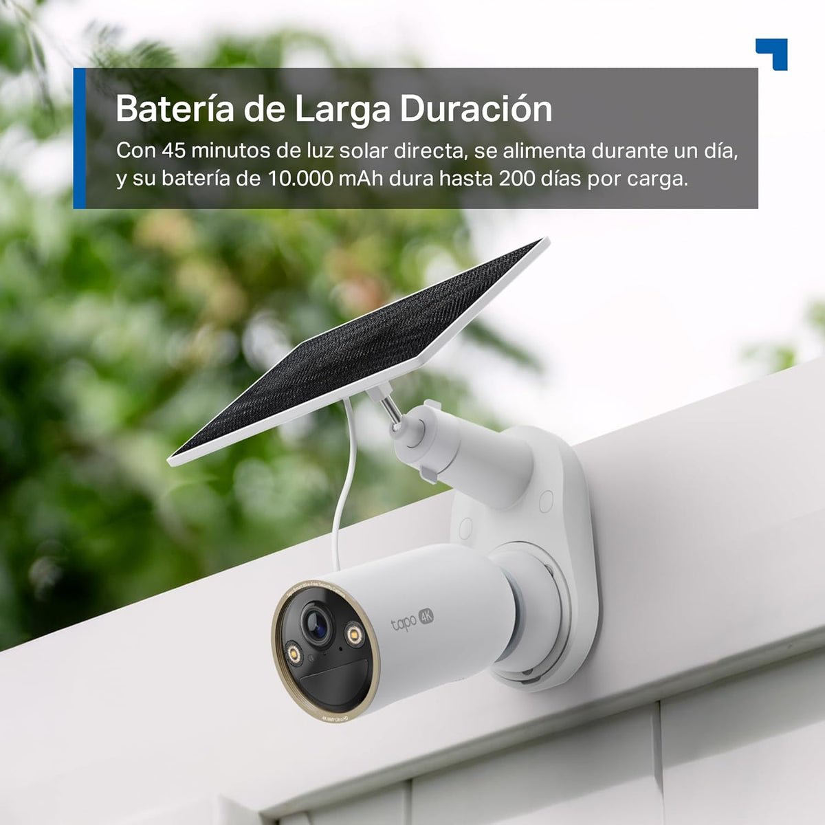 4K 8MP 10000mAh Cámara Solar con Batería | Tapo C460 KIT