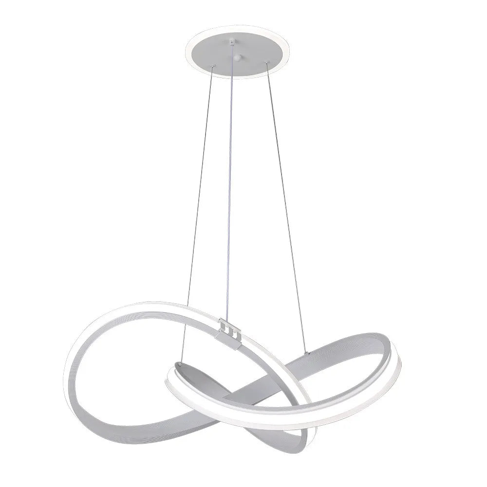 Lámpara Colgante Glow Blanco 129w 3000-4000-6000k 10920lm C/luz Ambiente Remoto Y Regulación de intensidad Regx58x58cm