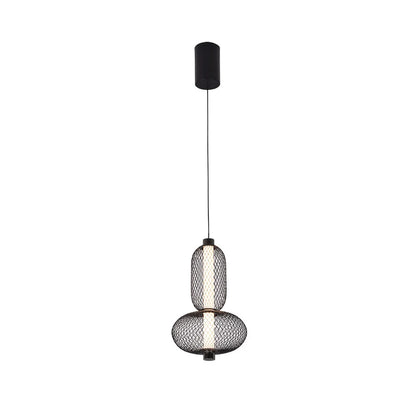 Lámpara Colgante Mimosa Negro 9w 4000k 990lm Regx22x22cm