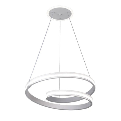 Lámpara Colgante Luster Blanca 129w 3000-4000-6000k 10920lm C/luz Ambiente Remoto Y Regulación de intensidad Regx54x54cm