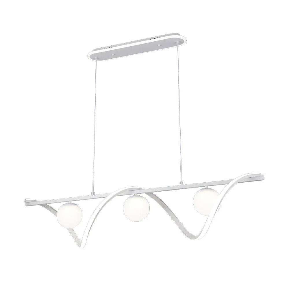 Lámpara Colgante Century Blanco 151w 3000-4000-6000k 12590lm C/luz Ambiente, Remoto, Regulación de intensidad Regx120x26cm