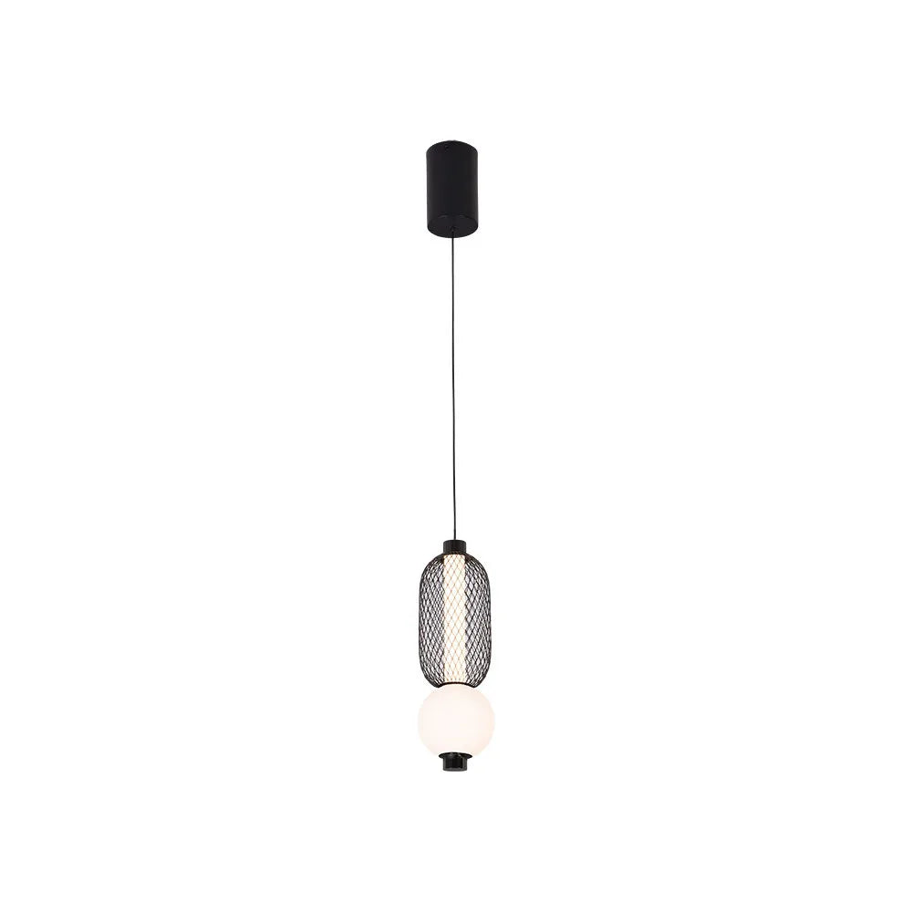 Lámpara Colgante Mimosa Negro 9w 4000k 990lm Regx15x15cm