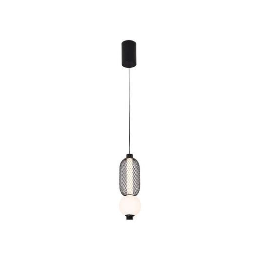 Lámpara Colgante Mimosa Negro 9w 4000k 990lm Regx15x15cm
