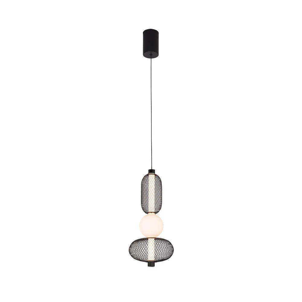 Lámpara Colgante Mimosa Negro 13w 4000k 1430lm Regx22x22cm