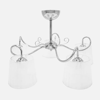 Lampara Cuzco 5xe14 Cromo 37x65x65 Cm
