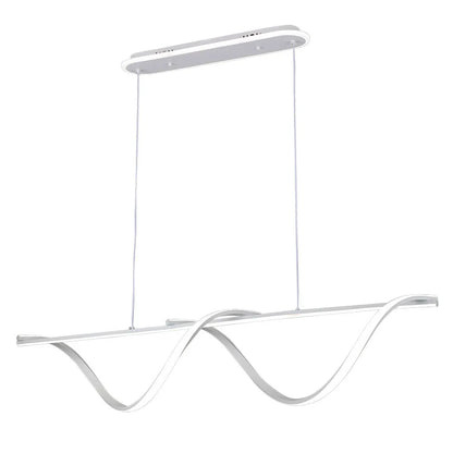 Lámpara Colgante House Blanco 125w 3000-4000-6000k 5694lm C/luz Ambiente Remoto Y Regulación de intensidad Regx110x15cm
