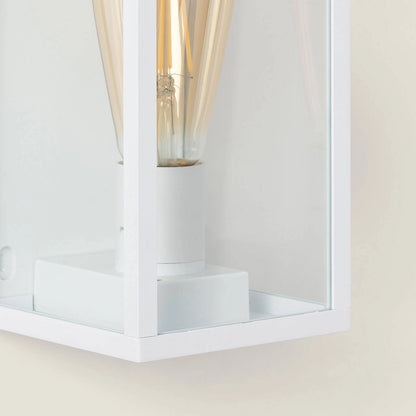 Aplique de Pared Exterior Aluminio y Cristal Atrium