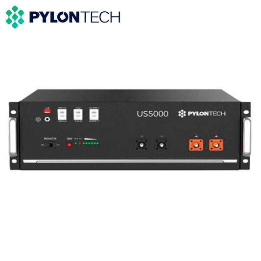 Batería Litio PYLONTECH US5000 | 4.8kWh 48V para Autoconsumo Solar