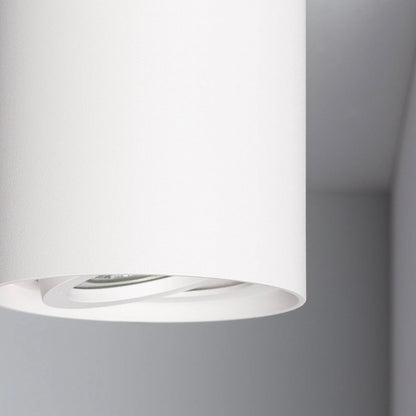 Aplique de Techo Aluminio Cuarzo Blanco