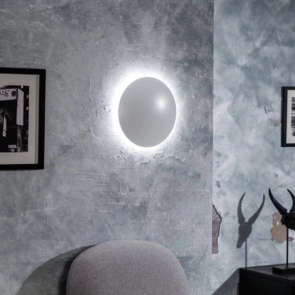 Aplique de Pared LED 18W de Aluminio Iris Blanco