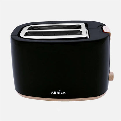 Abrila Tostador Pan Ulla 750w Negro/haya con 7 niveles de tostado, descongelación, Apagado Automático, 2ranuras, recogemigas, 17x26,5x15cm