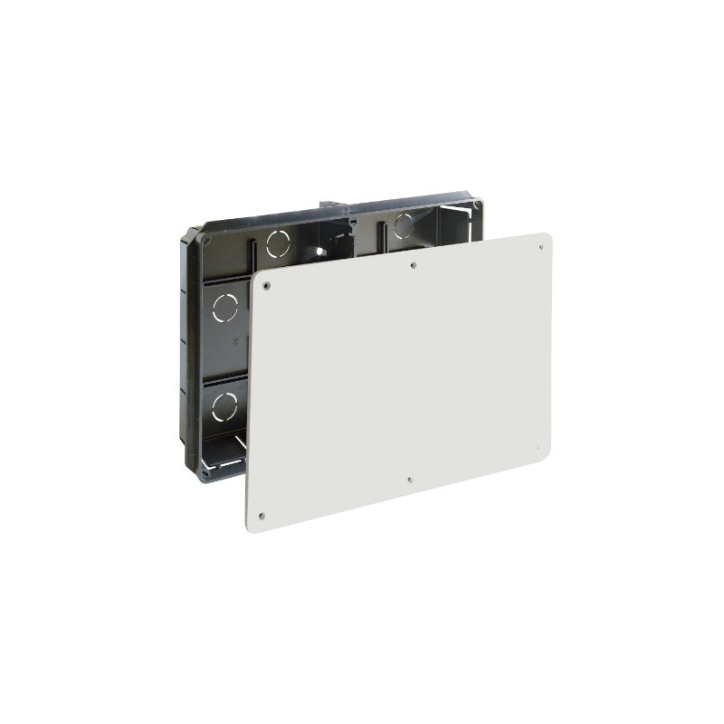 CAJA CONEXION EMPOTRAR 300X200MM TAPA C/TORNILLOS.PROFUNDIDAD 60MM 20 ENTRADAS P/TUBO Ø 40MM UN TABI