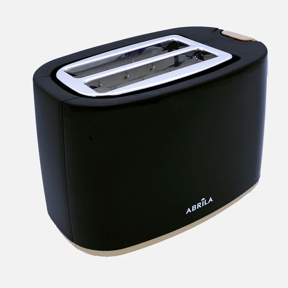 Abrila Tostador Pan Ulla 750w Negro/haya con 7 niveles de tostado, descongelación, Apagado Automático, 2ranuras, recogemigas, 17x26,5x15cm