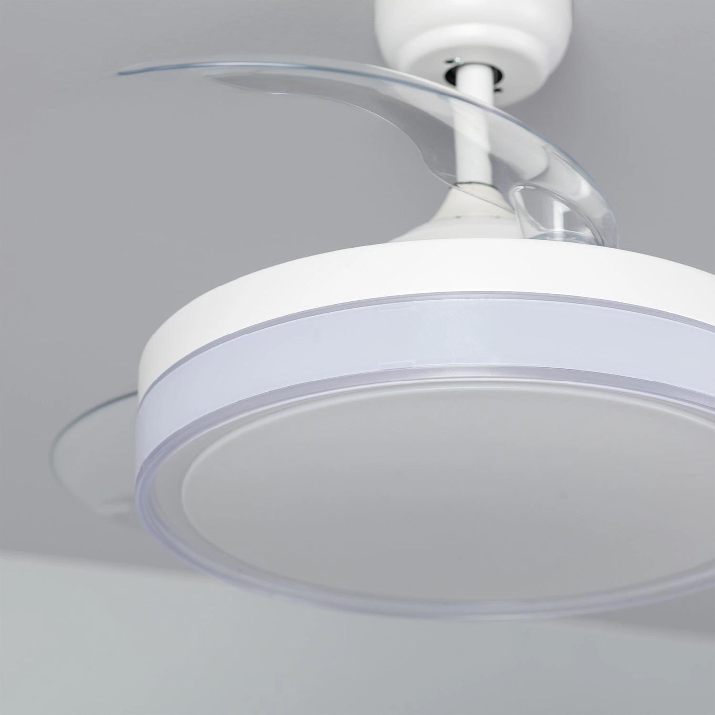 Ventilador de Techo Retráctil Silencioso Caicos Blanco 106cm Motor DC