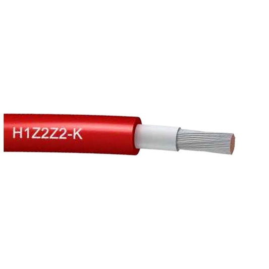 CABLE SOLAR 1X6mm2 ROJO H1Z2Z2-K