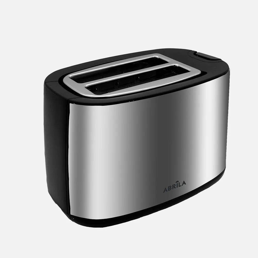 Abrila Tostador Pan Limia 750w Negro/plata 7niveles de tostado, descongelación, Apagado Automático, 2 ranuras. recogemigas, 17x26,5x15cm
