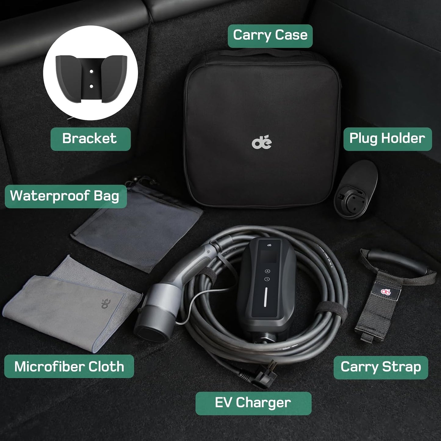 dé Cargador Coche Electrico Schuko 3,7kW 6m