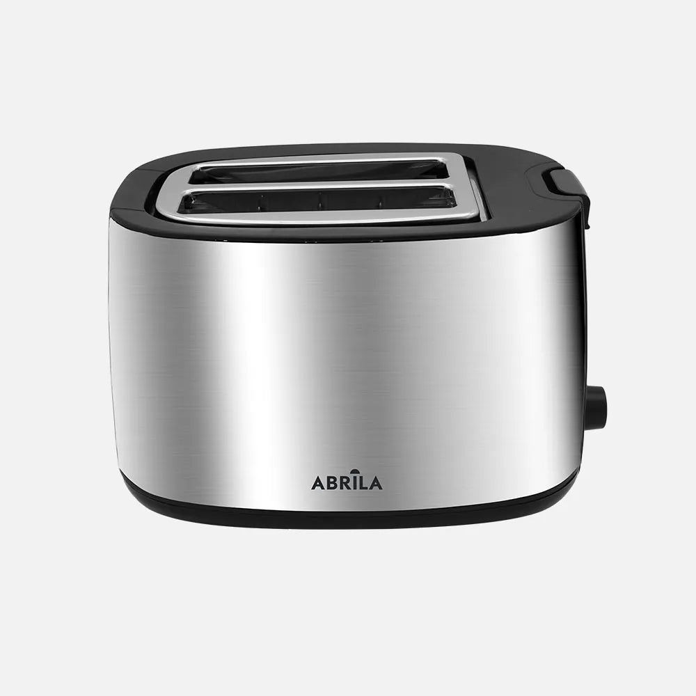 Abrila Tostador Pan Limia 750w Negro/plata 7niveles de tostado, descongelación, Apagado Automático, 2 ranuras. recogemigas, 17x26,5x15cm