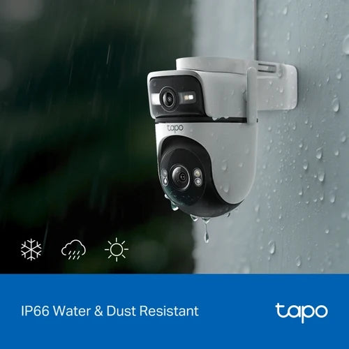 Cámara Exterior Doble Lente Tapo C545D | 2K+2K y Cobertura 360°