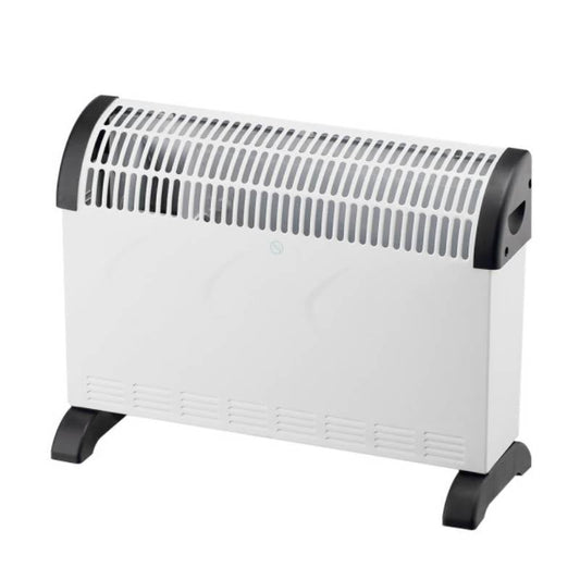 Calefactor Convector Blanco/Negro 2000W