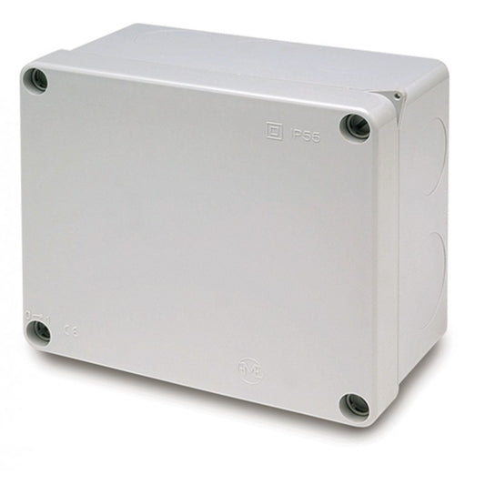 Caja ciega libre halogenos 140x170x90 tapa tornillo 1/4 vuelta ip55