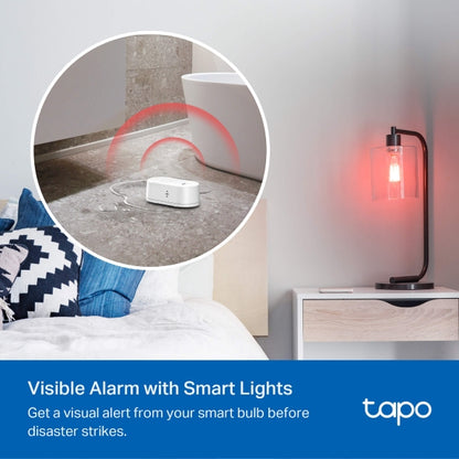 Tapo T300 – Sensor Inteligente de Fugas de Agua, clasificación IP66 a Prueba de Agua, Alarma de Fugas de 90 dB, Compatible con concentrador, Doble inducción
