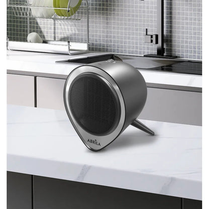 Termoventilador Ceramico Andino 1500w Negro/plata 2potencias,protecc.sobrecalentamiento,antivuelco 21x18x18cm