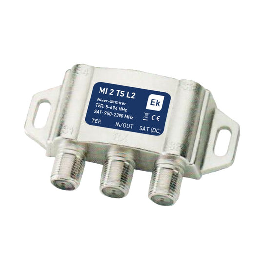 REPARTIDOR CLASE A 2 SALIDAS. 5-2400MHZ. CON PASO DC