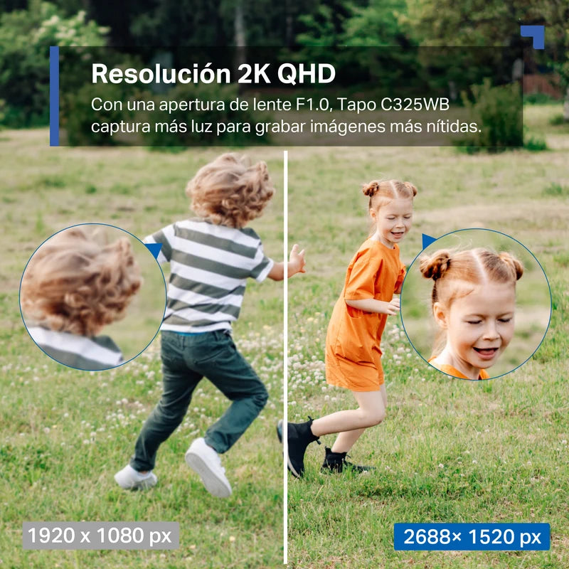 Cámara Exterior Tapo C325WB | 2K QHD y Visión Nocturna ColorPro