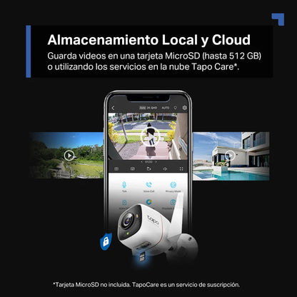 Cámara Exterior Tapo C325WB | 2K QHD y Visión Nocturna ColorPro
