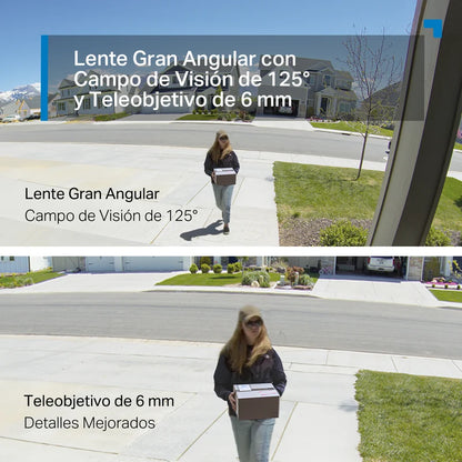 Cámara Exterior/Interior Doble Lente Tapo C246D | 2K QHD y 360°