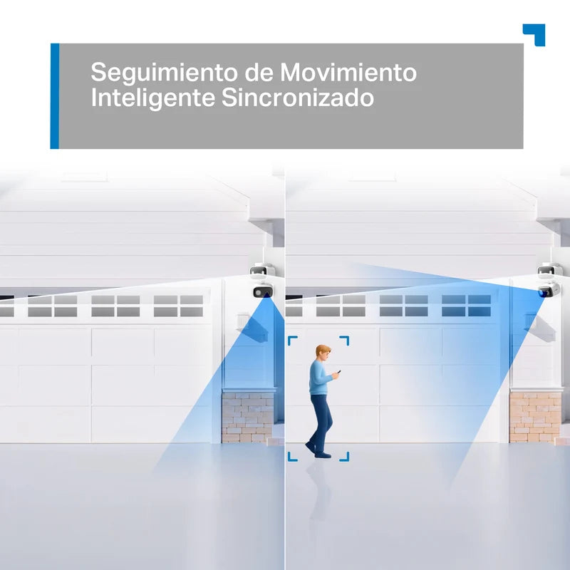 Cámara Exterior/Interior Doble Lente Tapo C246D | 2K QHD y 360°