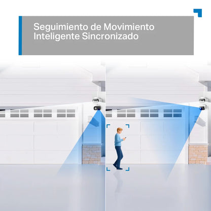 Cámara Exterior/Interior Doble Lente Tapo C246D | 2K QHD y 360°