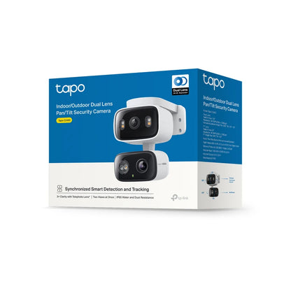 Cámara Exterior/Interior Doble Lente Tapo C246D | 2K QHD y 360°