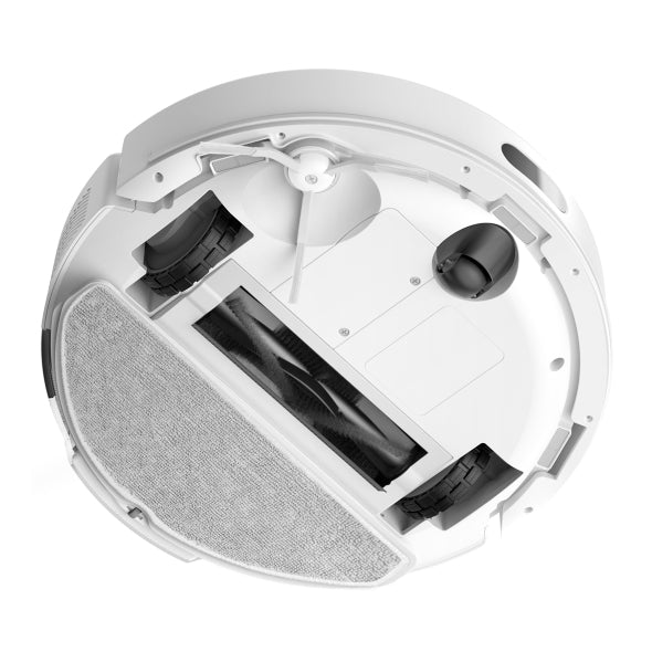 Tapo RV30 MAX Plus - Robot Aspirador 5300Pa, Base de Autovaciado, Navegación Láser LiDAR y Mapeo Inteligente, Limpieza 4 en 1: Barre, Aspira, Friega y Pasa la Mopa, Control por Voz y App,Blanco