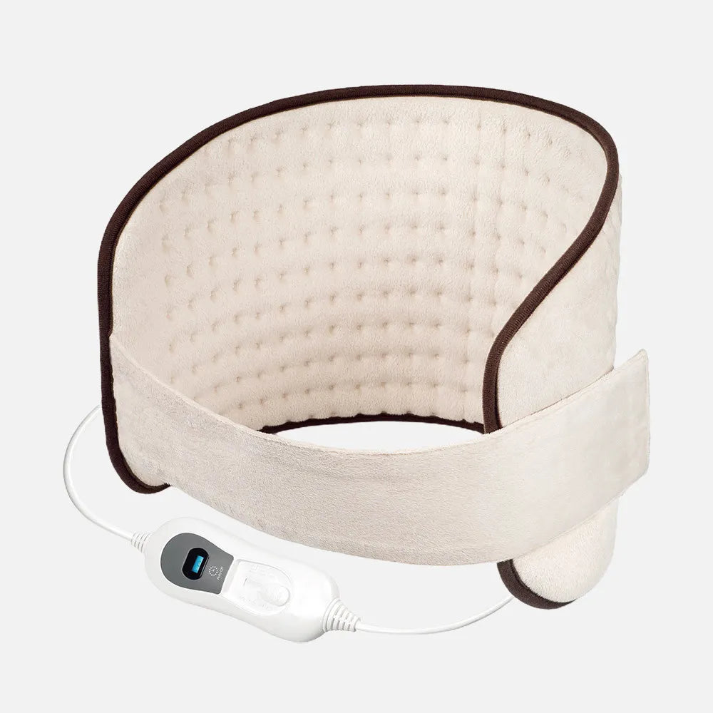 Almohadilla Eléctrica Lumbar y Abdominal Hurdes 100W - Con Ajuste Ergonómico, 3 Niveles y Autoapagado | 69x29 cm