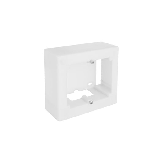 CAJA MECANISMOS SUPERF.P/1 ELEMENTO AMPLIABLE COLOR BLANCO EXTERIORES 96X94X43MM P/AMPLIAR C/ACCESOR