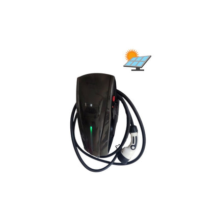 Cargador de Vehículo Eléctrico Home Solar 22kw, con DLB, RFID, T/2, cable 6m, control APP
